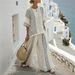 Women's round Neck Striped Printed T-Shirt And Wide Leg Pants Set Casual Comfortable Fashion Outfit_ecoleips.com