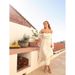 Fashionable Long Skirt For Women, Sleeveless Camisole Skirt, Floral Skirt For External Wear_ecoleips.com
