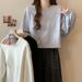 Real Shot Of Foreign Trade Short, Hoodless, Round-neck Sweatshirt For Women, Solid Color, New Spring/autumn Style,_ecoleips.com