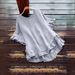 Women's Clothing Summer Women's Short Sleeve Blouse Ruffled Round Neck Button Up Loose Fit Solid Color For Formal & Casual_ecoleips.com