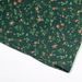 l22407 Summer New French Retro European And American Style Women's Slim Fashionable Dark Green Floral Dress For Export_ecoleips.com