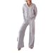 Autumn Casual V-Neck Long-Sleeved Loose Top And Wide-Leg Pants Two-Piece Set_ecoleips.com
