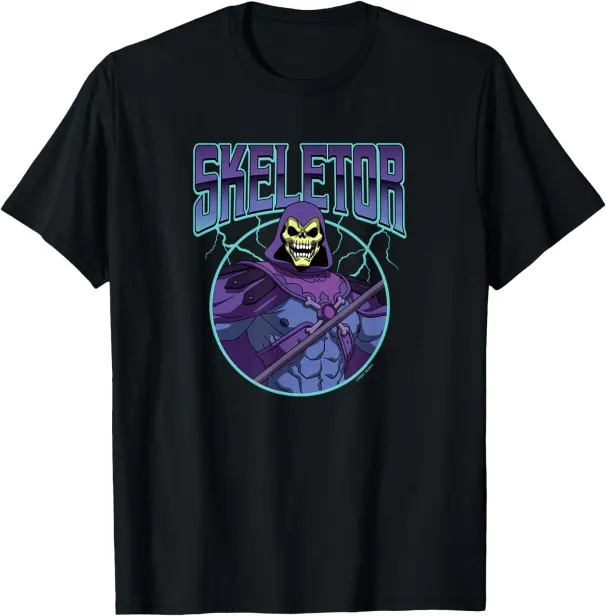 Women's T-Shirts Masters Of The Universe Revelation - Skeletor Lighting Bolts T-Shirt_ecoleips.com
