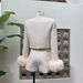 Detachable Fox Fur Trim Knit Coat & Shorts Set – Pearl Button Cardigan (Ivory/Pink, S-L)_ecoleips.com