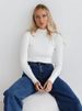 Solid Color Semi-turtleneck Sweater 2025 Autumn And Winter Women's Slim-knit Bottoming Shirt_ecoleips.com