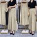 Ice Silk Jacquard Mom Nine-Point Women Summer Thin Skirt Slimming Wide-Leg Draped Casual Pants_ecoleips.com
