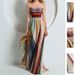 Women's Elegant Fashion Dress Spring 2026 Waist Cinching Pleated Printed Long Skirt Casual American Style For Summer_ecoleips.com