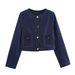 Women's Clothing ZARZ Contrast Stitch Jacket & Wide-Leg Pants Set – Trendy Two-Piece Outfit For Women_ecoleips.com