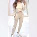 Cross-border Plus Size Women's Spring And Autumn Round Neck Long Sleeve High-Waisted Pants Fitness Sports Casual_ecoleips.com