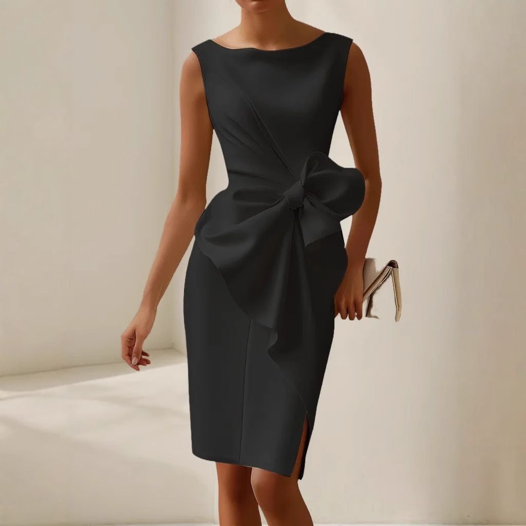 2025 Europe And The United States Bow Hot Style Dress New_ecoleips.com