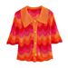 Women's Clothing 2025 Summer New Style Turn-down Polo Collar Single-breasted Sweater Mesh Half Skirt Set_ecoleips.com