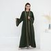Women's Clothing Modest Abaya Dress Loriya Elegant Embellished Abaya – Flowy Long-Sleeve Open Front Dress In Black/Brown/Navy/Army Green (S-XL)_ecoleips.com