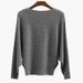 Batwing Sleeve Off-Shoulder Sweater Korean Style Knitted Loose Fit Women's Autumn Pullover Knitwear Factory In-Stock_ecoleips.com