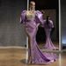 Women's Clothing Spring New Women's Evening Dress Sequined Gold Splicing Dress Temperament Long Skirt_ecoleips.com