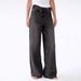 Women’s Asymmetrical Button Wide-Leg Jeans – High-Waisted Vintage Denim Pants (Light Blue/Charcoal, Sizes S-XL, Streetwear Baggy Fit)_ecoleips.com