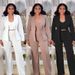 Women's Clothing Commuter Pearl Lapel Suit Three Piece Suit_ecoleips.com