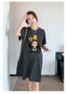 Maternity Summer Dress 2024 New Fashion Casual Sweet Age Reduction Loose Large Size Small T-shirt Skirt_ecoleips.com