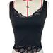 Women's Clothing Sexy Short Vest Top Lace Trim Versatile Solid Color Hot Girl Style Summer New_ecoleips.com