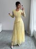 Elegant Lace Long-Sleeved Dress For Women, 2026 Autumn/Winter Collection_ecoleips.com