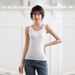 Vest Layer, Summer 2025, Versatile Outerwear, Sexy Slim Fit Base Shirt, Black And White Camisole For Women, Inner Wear_ecoleips.com