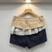 High-Waisted Layered Ruffle Shorts For Women, False Two-Piece Design Raw Edge Denim Hot Pants, Sweet & Edgy Summer Fashion_ecoleips.com