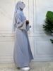 Muslim Set Elegant Abaya African Black Dress With Buttons Dubai Long Woman Evening Robe Kaftan Moroccan Wedding Caftan Ramadan_ecoleips.com