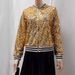 K New Women's Top Fashionable Gold Sequin Personalized Short Zipper Jacket For Women_ecoleips.com