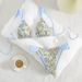 Women's Two Piece Swimsuit Padded Bra Floral Print Bikini Sexy Swimwear_ecoleips.com