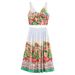 Women's Clothing Hot Selling Printed Knot Top + Printed Cape Style Midi Skirt_ecoleips.com