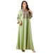 ng2510292 4221 Middle Eastern Cross-border Robe Muslim Elegant Sequin Embroidered Dress Arab Dubai New Style_ecoleips.com