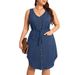 Women's Loose Sleeveless Vest Dress Spring Summer Fashion European American Style plus Size Clothes Cross Border Export_ecoleips.com