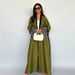 Verve Mq131 Women's Embroidered Cardigan Robe Dubai Coat Muslim_ecoleips.com