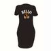 Women's Clothing Women's Asymmetrical Dress With Pockets Shorter Front Longer Back Fashionable Ladies' Clothing_ecoleips.com