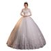 off the Shoulder French Style Wedding Dress Elegant Slimming 2025 New Style Cross Border D30 Wholesale Women's Clothing Party Wear_ecoleips.com