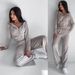 2024 European American Foreign Trade Autumn And Winte's New Hooded Casual Sweatshirt Two-piece Set_ecoleips.com