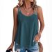 Women's Tank Sleeveless Top Thin Strap Shirt Loose Beach Vacation 2025 Casual Sexy Hot Girl Style_ecoleips.com