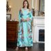 Women's Clothing Robe Middle East Printing Hot Diamond Bubble Beads Ethnic Style_ecoleips.com