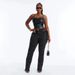Women's Trendy Hot Rhine Diamond Drawstring Jeans Site American Fashion New Clothing_ecoleips.com