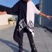 Women's Clothing Hooded Long Sleeved Font Printing Contrast Color Long Casual Top_ecoleips.com
