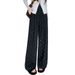 Women's Polka Dot Pants Simple Breathable Loose Fit Straight Leg Casual Sporty Wide Leg Spring Summer Autumn Style_ecoleips.com