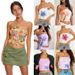 Aria Basics Aria Basics 2025 Summer Hot-Selling Fashion New Women's Clothing Y2K Printed Tube Top Vest For Sweet Spicy Women In Europe_ecoleips.com