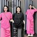 Women's Clothing Southeast Asian Fashion Women's Sporty Casual Two-Piece Set Summer Style American Print Short Sleeve Top Wide Leg Pants_ecoleips.com