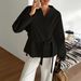 Diyun European And American Casual Vacation Lace-Up Long Sleeve Blazer Women's Clothing 2025 Autumn Winter_ecoleips.com