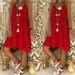 Women's Clothing Women's Summer Solid Color Sleeveless V Neck Strappy Lace Loose Dress_ecoleips.com