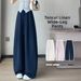 Women's Washed Tencel Lyocell Wide Leg Pants Summer Thin Casual Cotton Linen Loose Fit Curved Blade Pants_ecoleips.com