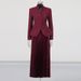 K Elegant Set Of Women's New Three-dimensional Embroidery Design Jacket, High Waisted Pleated Skirt Two-piece Set_ecoleips.com