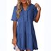 Women's Ruffled Short Sleeved V Neck Layered Maxi Skirt Four Way Stretch Spring Summer New Style Casual Elegant Dress_ecoleips.com