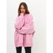 Autumn Winter New European And American Style Simple, Elegant, Fashionable, Solid Color, Loose, Versatile, Fleece-lined,_ecoleips.com