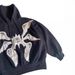 Unisex Trendy Streetwear Angel 3D Print Pullover Sweatshirt Loose Fit Hooded Cross Border European American Style_ecoleips.com