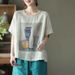 A Loose-Fitting, Short-Sleeved Casual T-Shirt With A Round Neck That Pairs Well With Various Outfits; Also Available As_ecoleips.com